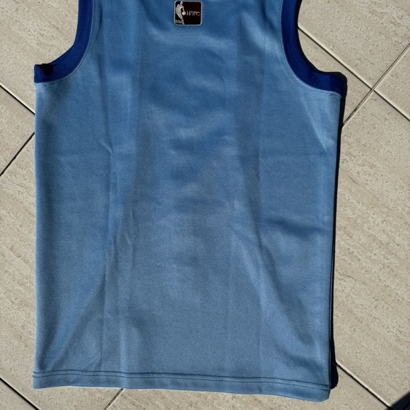Kids Sleeveless Top - Blue and White - Picture 2 of 2